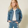 Giubbino in denim cropped