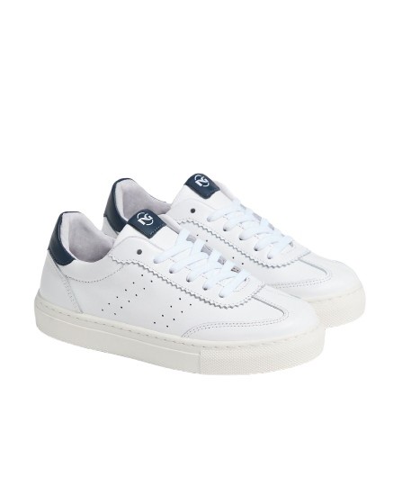 67746415A15432C5D75A13D54145A37C_ Sneaker in pelle e tessuto tecnico con lacci e zip