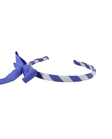 Frontino a righe con fiocchetto