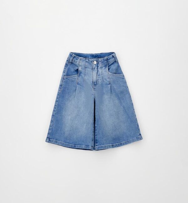 Bermuda ampio in denim