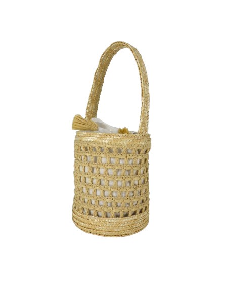 Borsa cestino in paglia