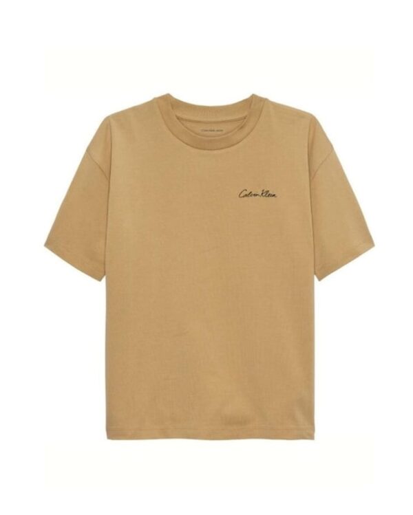 T-shirt mezza manica con stampa sul retro
