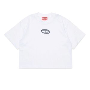 T-shirt in jersey vestibilitÀ ampia con logo