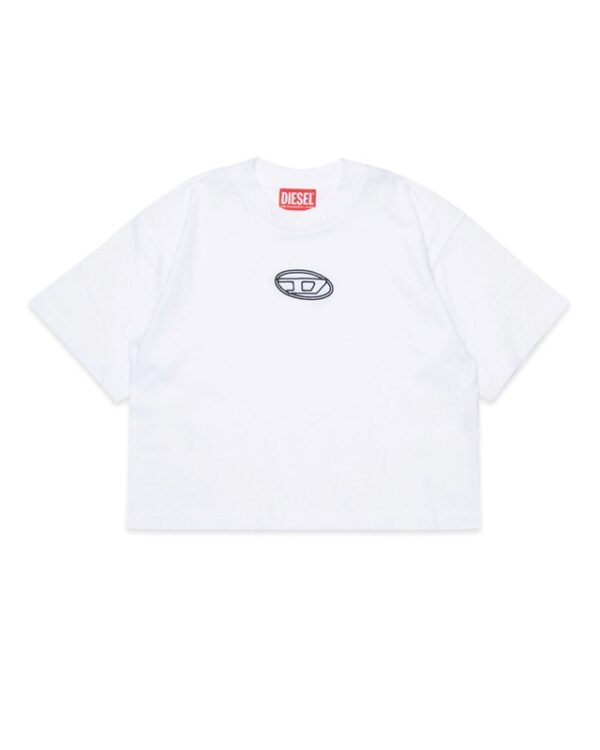 T-shirt in jersey vestibilitÀ ampia con logo