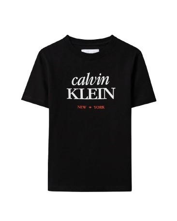 T-shirt mezza manica con stampa logo