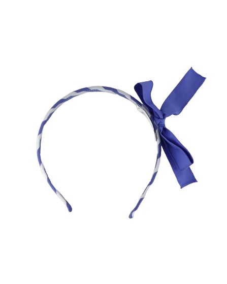 Frontino a righe con fiocchetto
