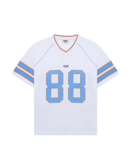T-shirt mezza manica soccer con scollo a v