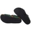 Sandalo in eco pelle con velcro e fibbia