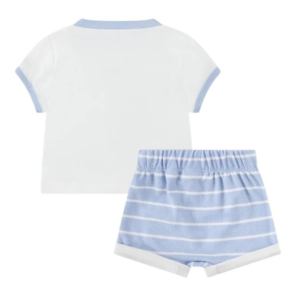 Completo t-shirt e bermuda con logo