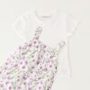 7ABC7C49211DFA8B9BBBD91F58E8D1D4_ Completo t-shirt a costine e vestito fantasia floreale