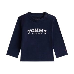 T-shirt manica lunga con stampa logo