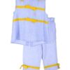 Completo canotta e pantalone con fiocchetti