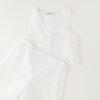 Completo canotta e short in sangallo