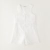 Completo canotta e short in sangallo