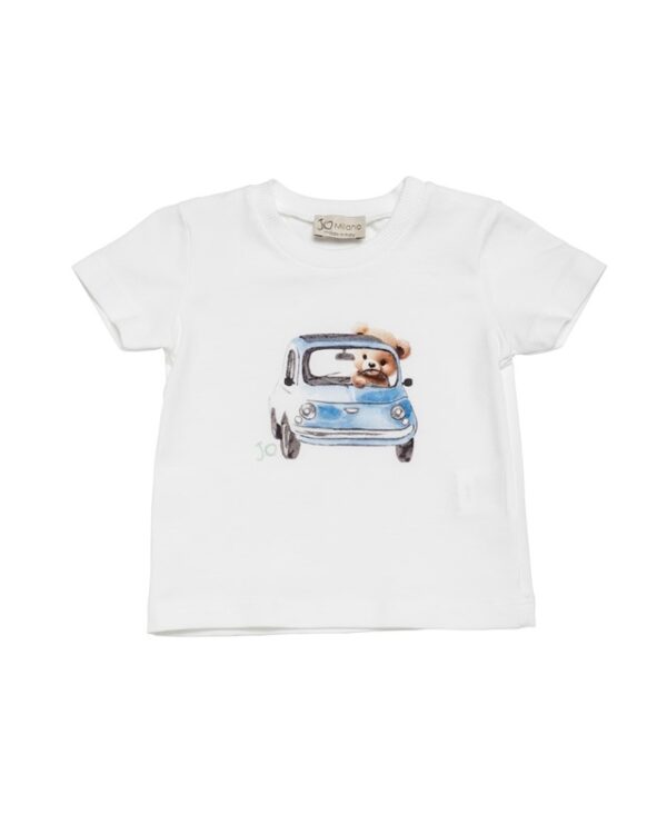 Completo t-shirt orsetto e bermuda cargo