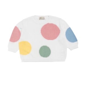 Maglioncino a pois multicolor