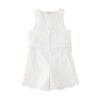 Completo canotta e short in sangallo