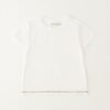 T-shirt mezza manica con strass al fondo