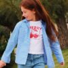 T-shirt mezza manica con stampa cherry