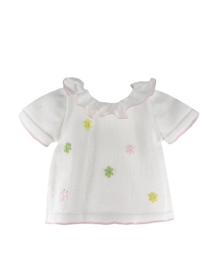 95018E3AEFCC0F38D0CDCBC08EE7C4D5_ Completo due pezzi manica corta con fiorellini