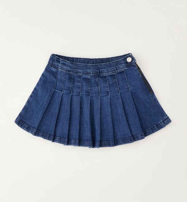 980459E683DB894C31110B762DDD5E65_ Gonna in denim a pieghe