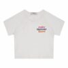T-shirt mezza manica con stampe sul retro