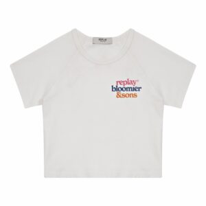 T-shirt mezza manica con stampe sul retro