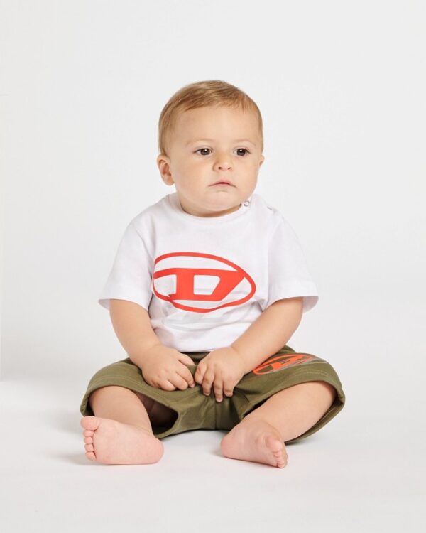 T-shirt mezza manica con stampa logo