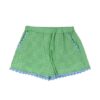 Completo t-shirt maniche alette vichy e short