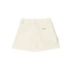 Shorts con micro balze sfrangiate al fondo