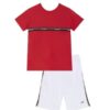 Completo t-shirt mezza manica e bermuda con banda logata