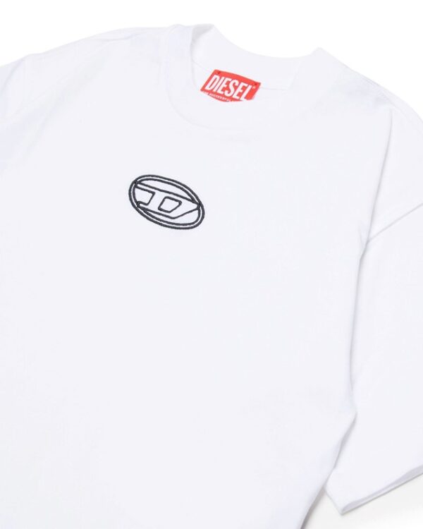 T-shirt in jersey vestibilitÀ ampia con logo
