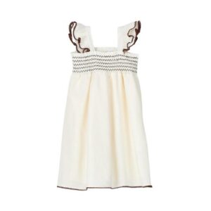Vestito in misto lino