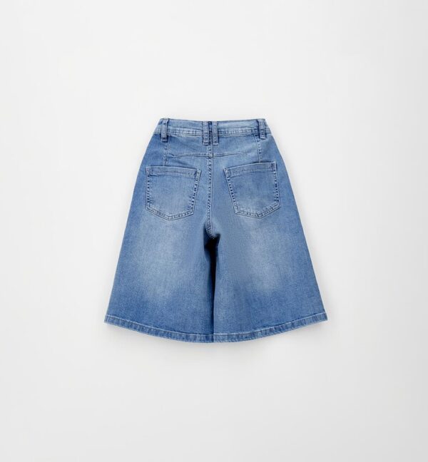 Bermuda ampio in denim
