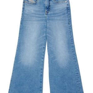 Pantalone in denim a zampa