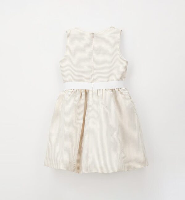 Vestito a righe con cintura