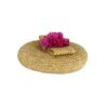 Cappello in paglia con fiore