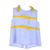 Completo canotta e pantalone con fiocchetti