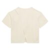 T-shirt mezza manica con pannello incrociato sul retro