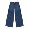 Pantalone in denim con cinto elastico