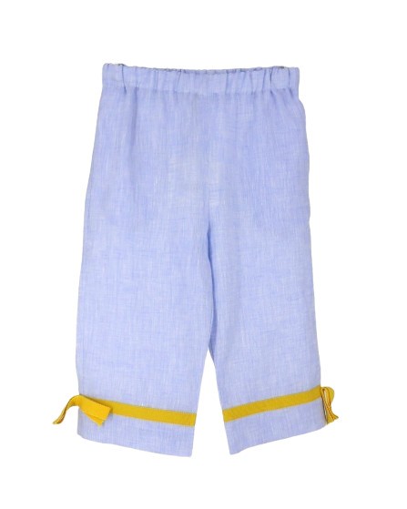 Completo canotta e pantalone con fiocchetti