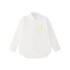 Camicia manica lunga con taschino in maglia