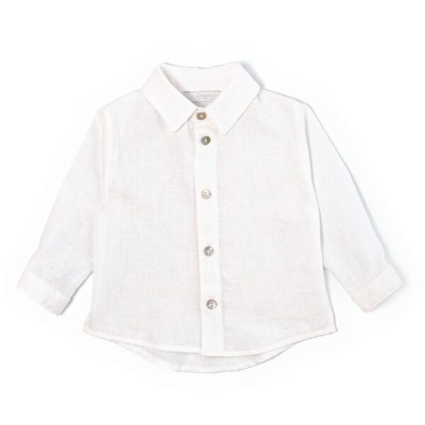 Camicia in misto lino