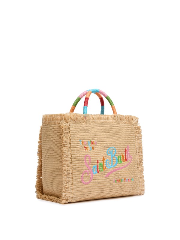 BAB90A6758EA3B54A32A666A537A68E4_ Borsa colette effetto paglia con ricamo multicolor