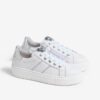 BBBA691E703DD06197A22C64744061E4_ Sneaker in pelle e tessuto tecnico con lacci e zip