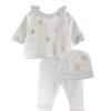 BD481B1C07B583A40AFD925FB46F219B_ Completo due pezzi con fiorellini e cappellino