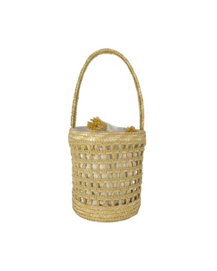 Borsa cestino in paglia