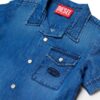 BEC3ECA0B1905E87BAB8EBC5E8F6F2DF_ Camicia in denim manica corta con tasca e logo
