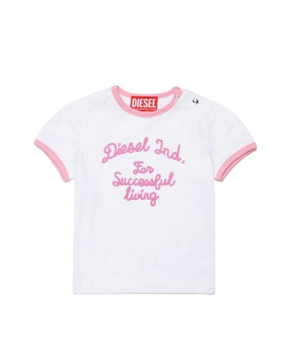 T-shirt mezza manica con stampa logo