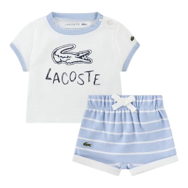 Completo t-shirt e bermuda con logo